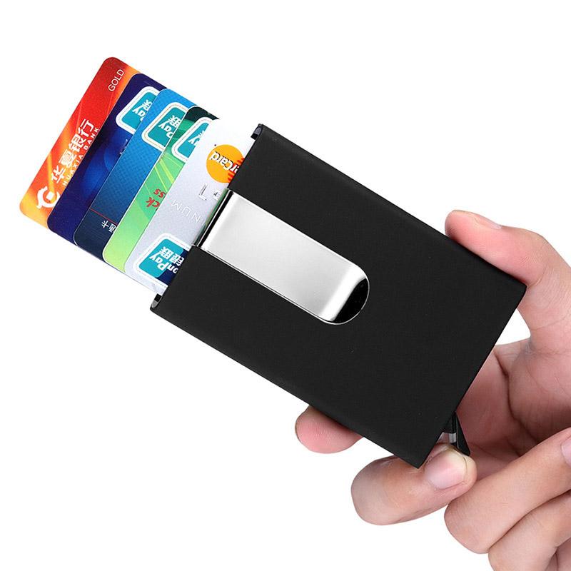 Aluminum Wallet with cash holder