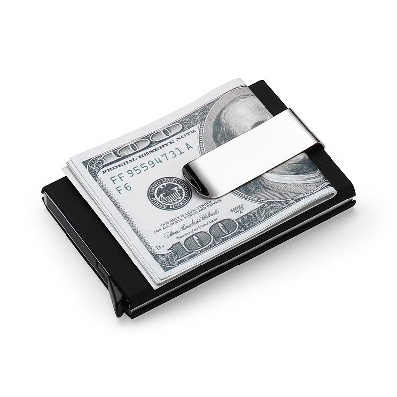 Aluminum Wallet with cash holder